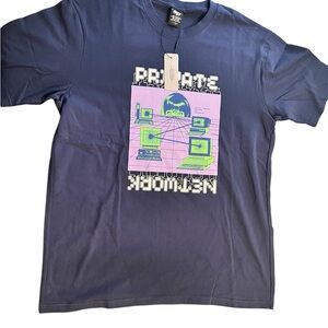 Network Graphic Tee - Blue